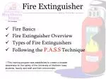 Fire Extinguisher - slide 1