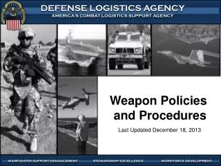 Weapon Policies and Procedures