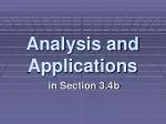 Analysis and Applications - slide 1