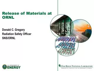 Release of Materials at ORNL