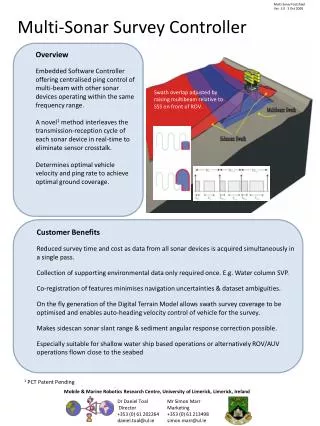 Multi-Sonar Survey Controller