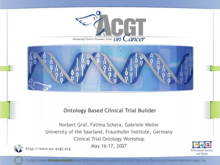 ontology based clinical trial builder