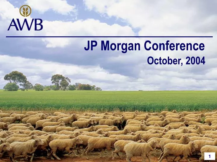 jp morgan conference
