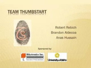 Team ThumbStart