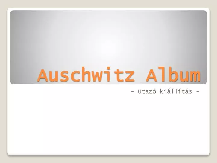 auschwitz album