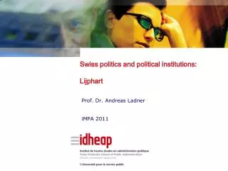 swiss politics and political institutions lijphart