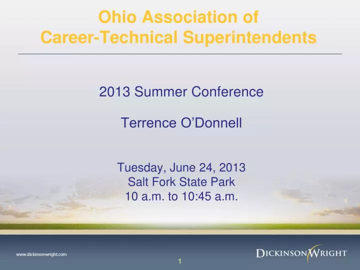 ohio association of career technical superintendents