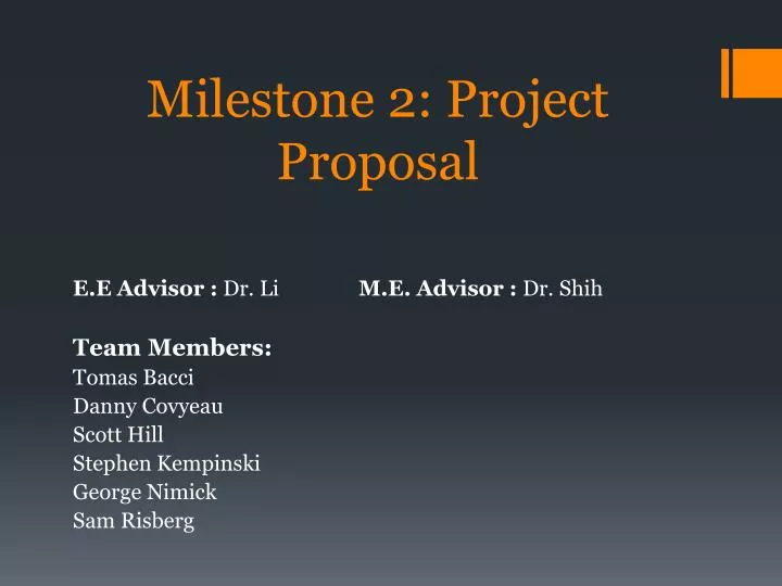 milestone 2 project proposal