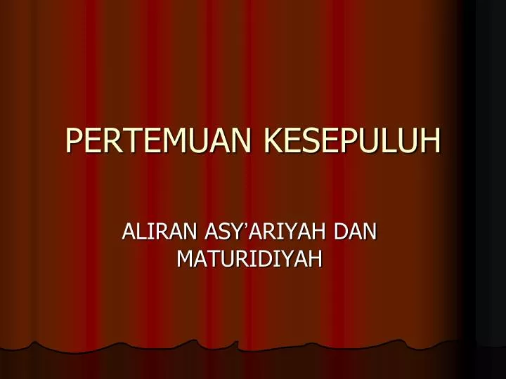 pertemuan kesepuluh