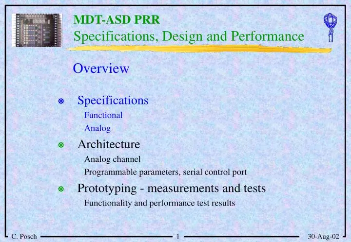 specifications design and performance