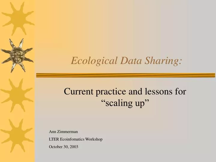 ecological data sharing