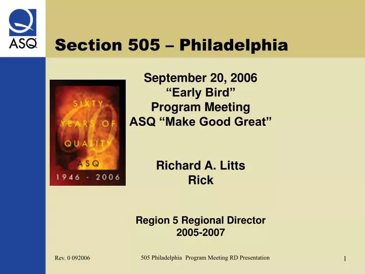 section 505 philadelphia