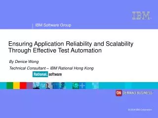 Ensuring Application Reliability and Scalability Through Effective Test Automation