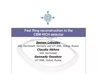 Fast Ring reconstruction in the CBM RICH detector