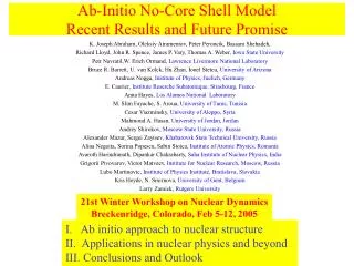 Ab-Initio No-Core Shell Model Recent Results and Future Promise