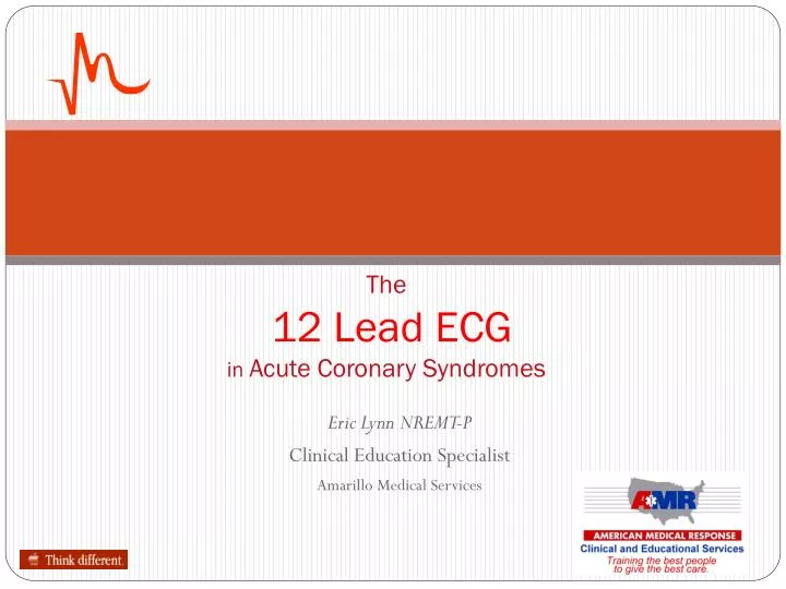 the 12 lead ecg in acute coronary syndromes