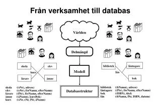 fr n verksamhet till databas
