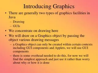 Introducing Graphics