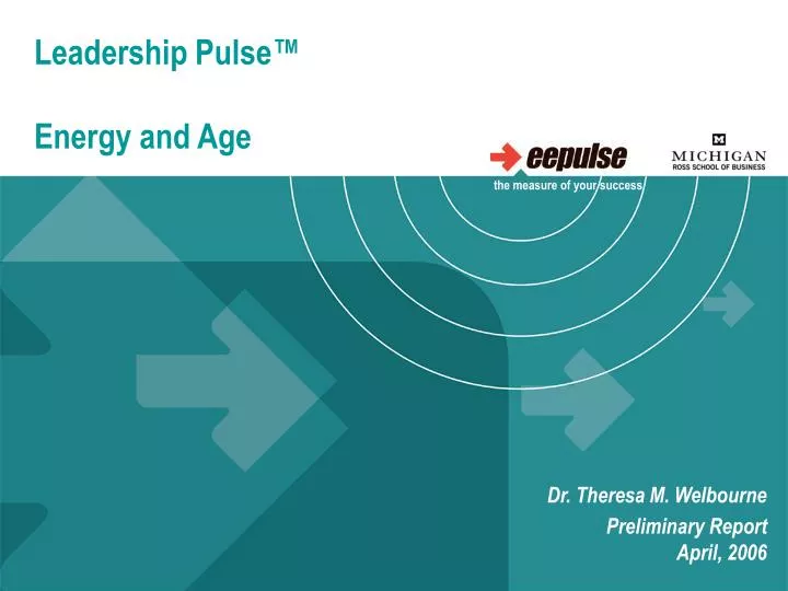 leadership pulse energy and age