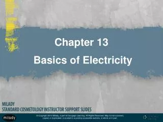 Chapter 13 Basics of Electricity