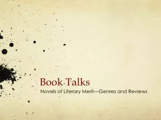 book talks