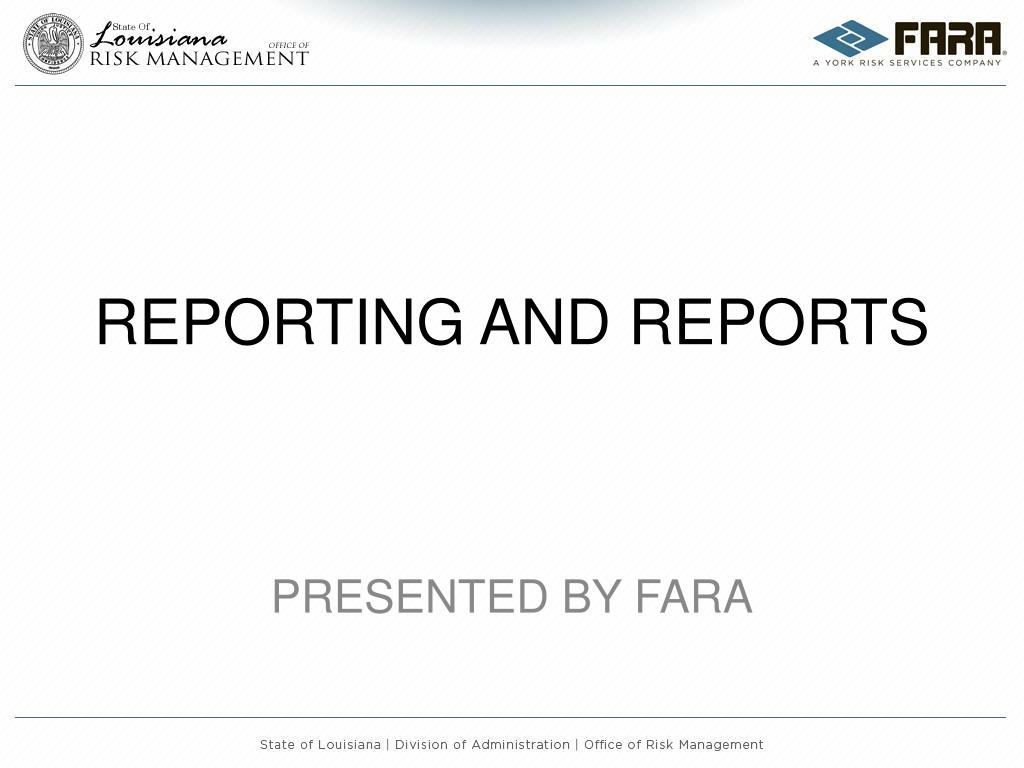 PPT - FARA Lines of Business Reporting Overview PowerPoint Presentation ...