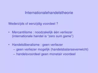 internationalehandelstheorie