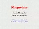 Magnetars - slide 1