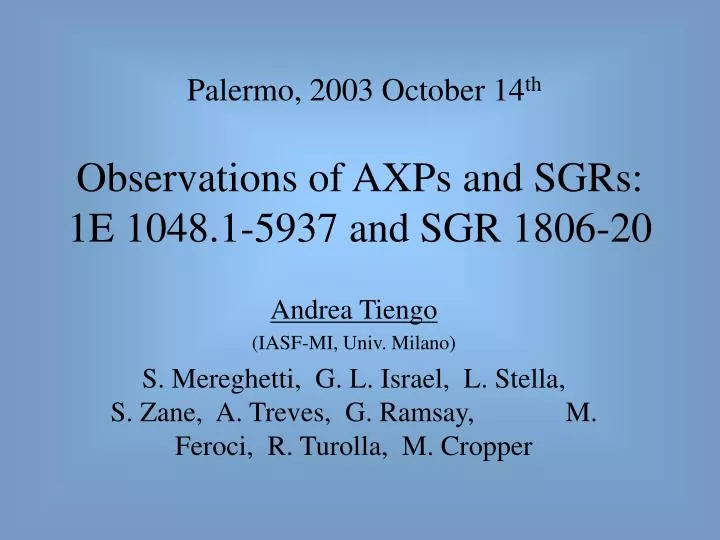 observations of axps and sgrs 1e 1048 1 5937 and sgr 1806 20