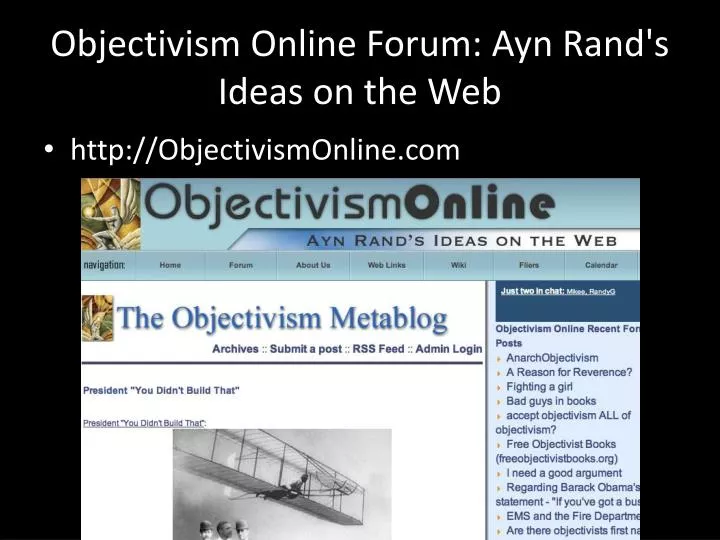 objectivism online forum ayn rand s ideas on the web