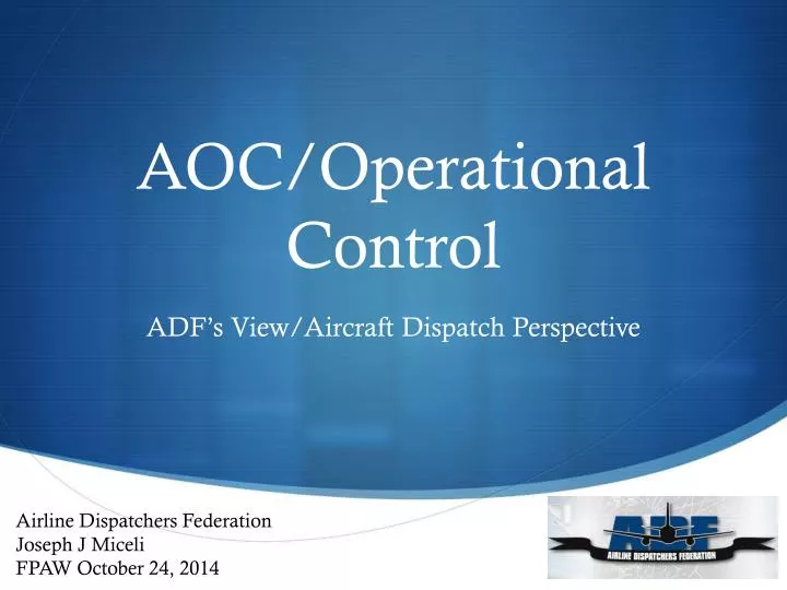 aoc operational control