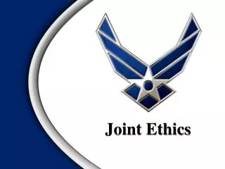 Joint Ethics