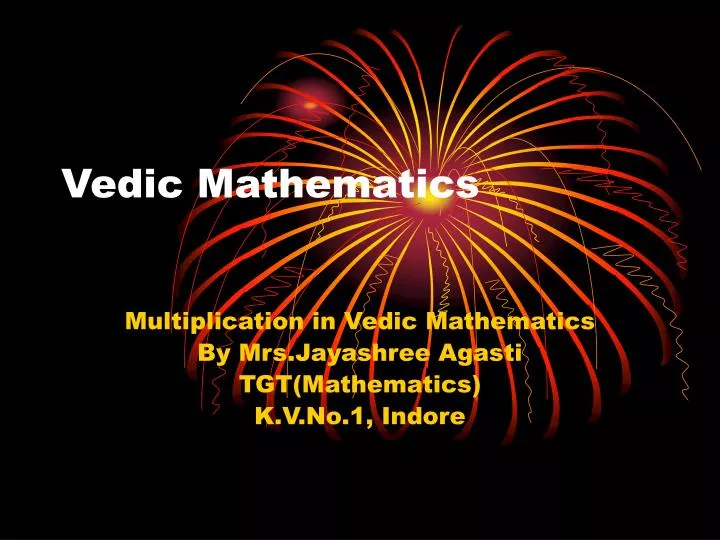 vedic mathematics