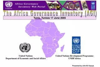 United Nations Development Programme UNDP Africa
