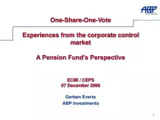 Gerben Everts ABP Investments