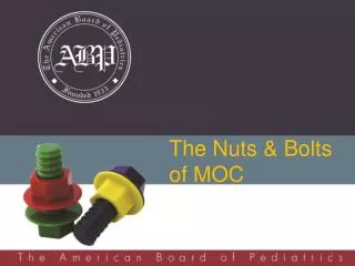 The Nuts &amp; Bolts of MOC