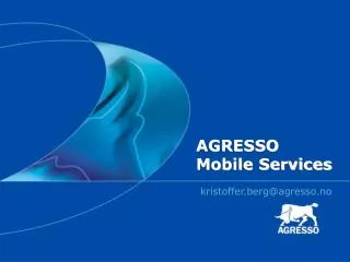 AGRESSO Mobile Services
