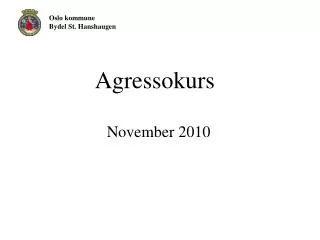 agressokurs