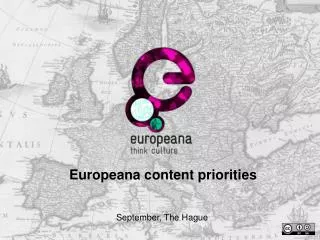 Europeana content priorities