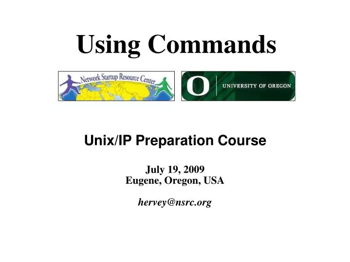 using commands