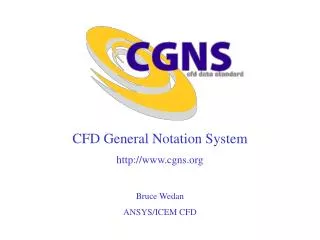 CFD General Notation System cgns Bruce Wedan ANSYS/ICEM CFD