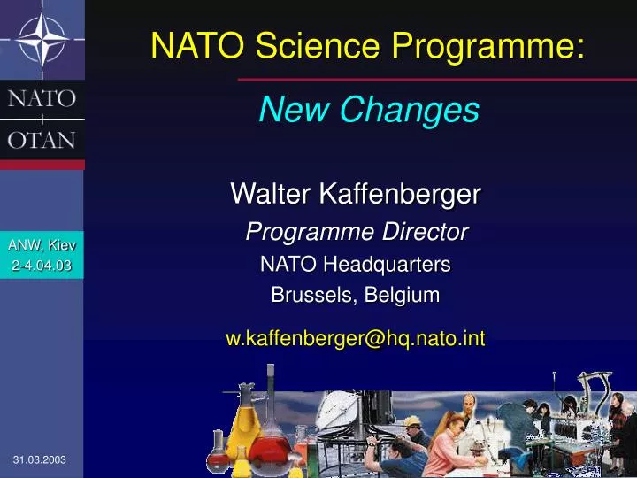 nato science programme new changes