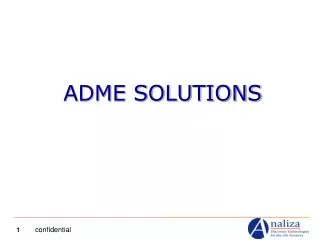 ADME SOLUTIONS