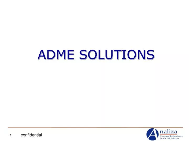 adme solutions
