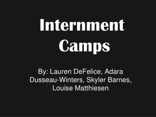 Internment Camps