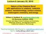 Understanding the Nature of Chemical Bonds: Implications for Catalysis and Material Science - slide 1