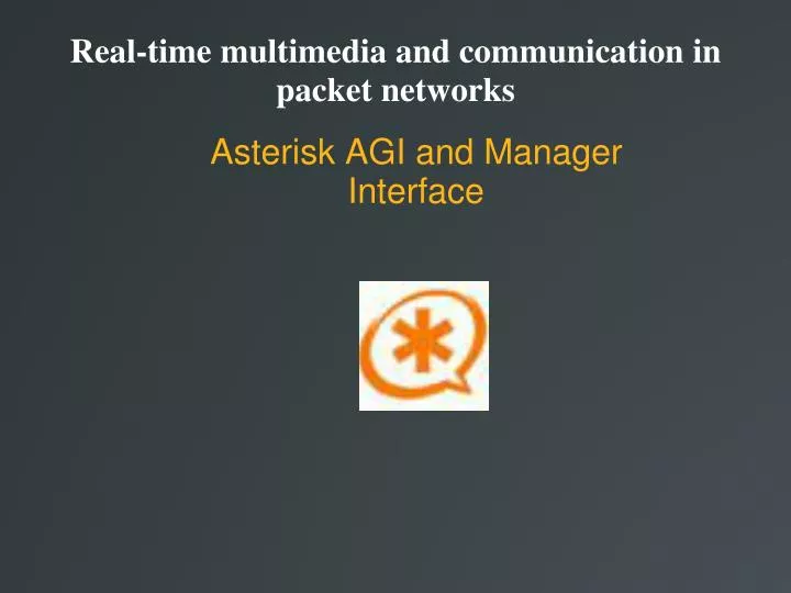 asterisk agi and manager interface