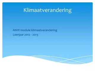 PPT - KLIMAATVERANDERING PowerPoint Presentation, Free Download - ID ...