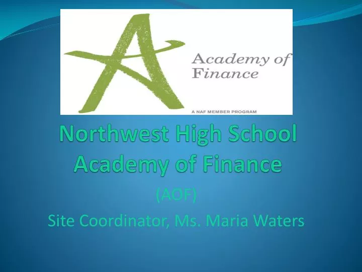 northwest high school academy of finance