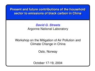 Present and future contributions of the household sector to emissions of black carbon in China